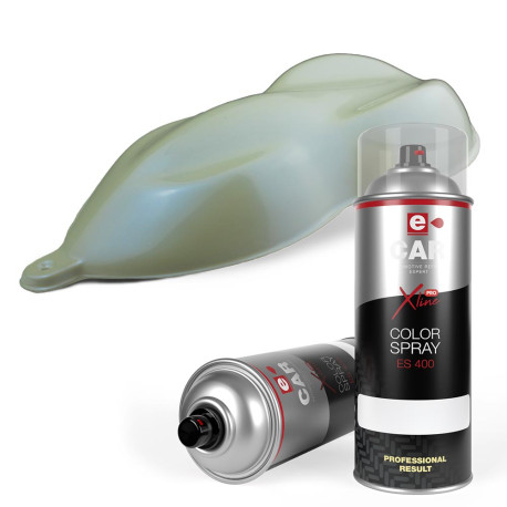 Bombe de Peinture Iridescent / Opalescent EC-KT-221 : Satin Bleu 5-25µ