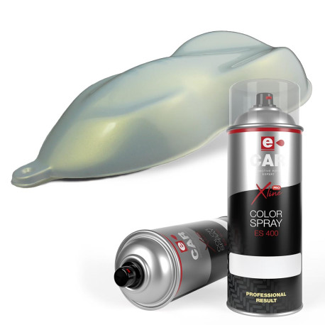Bombe de Peinture Iridescent / Opalescent EC-KT-221 : Satin Bleu 5-25µ