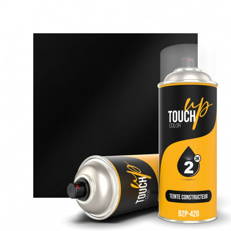 Bombe de peinture noir mat bicomposants 400ML