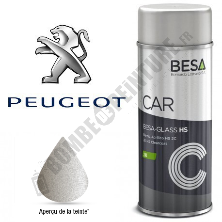 Bombe de peinture Peugeot à Vernir