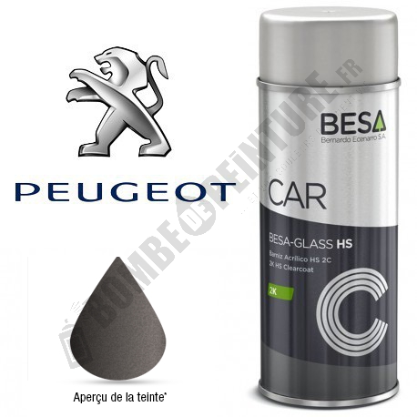 Bombe de peinture Peugeot à Vernir