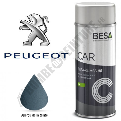 Bombe de peinture Peugeot à Vernir