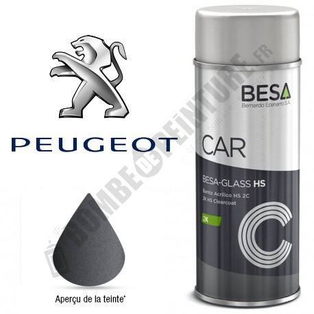 Bombe de peinture Peugeot à Vernir