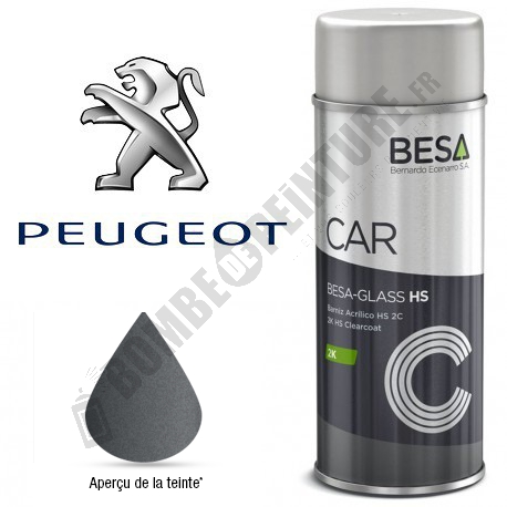 Bombe de peinture Peugeot à Vernir