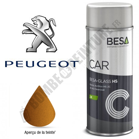 Bombe de peinture Peugeot à Vernir