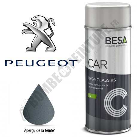 Bombe de peinture Peugeot à Vernir