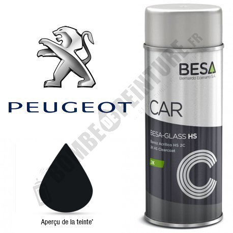 Bombe de peinture Peugeot à Vernir