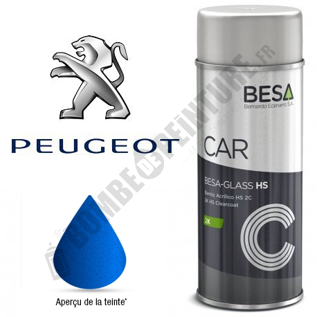 Bombe de peinture Peugeot à Vernir