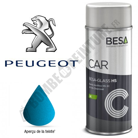 Bombe de peinture Peugeot à Vernir