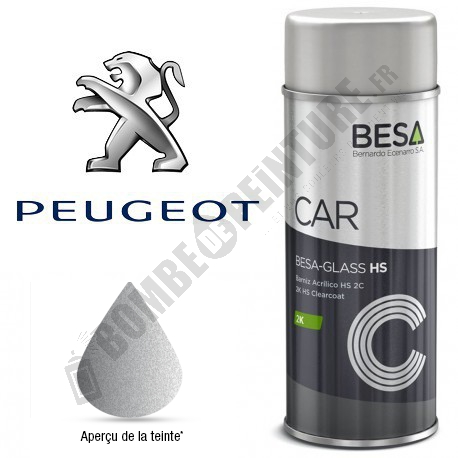 Bombe de peinture Peugeot à Vernir