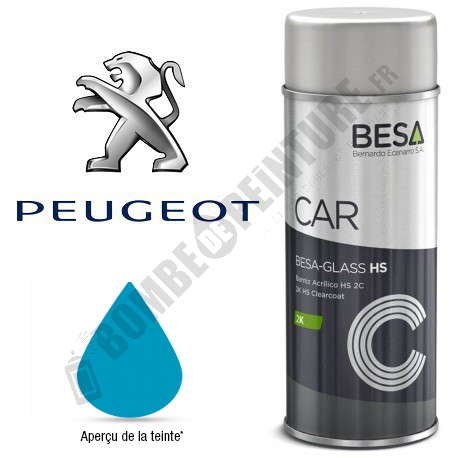Bombe de peinture Peugeot à Vernir