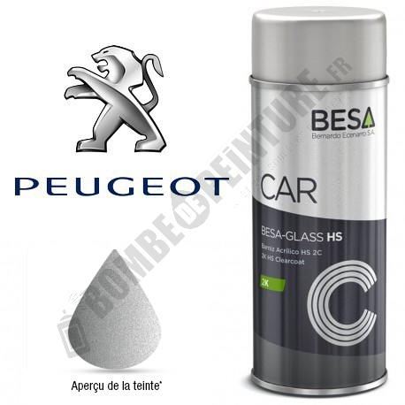 Bombe de peinture Peugeot à Vernir