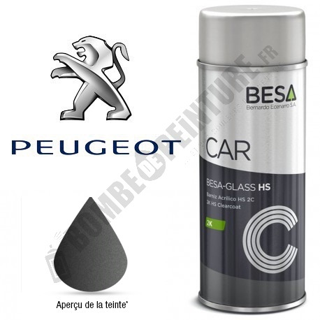 Bombe de peinture Peugeot à Vernir