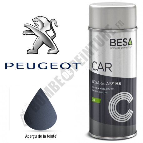 Bombe de peinture Peugeot à Vernir